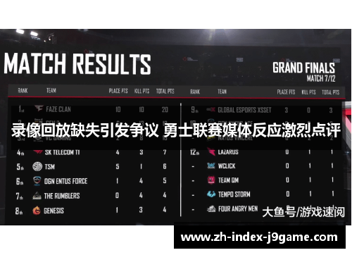 录像回放缺失引发争议 勇士联赛媒体反应激烈点评 录像回放缺失引发争议 勇士联赛媒体反应激烈点评
