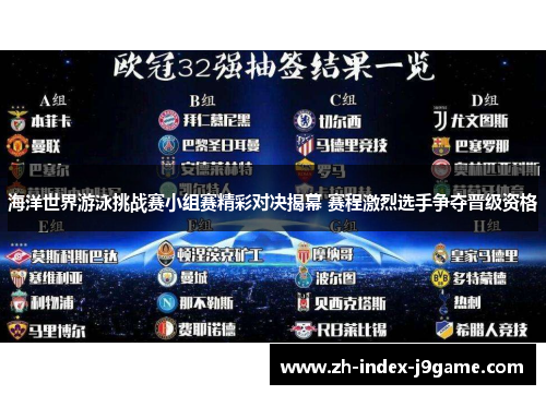 海洋世界游泳挑战赛小组赛精彩对决揭幕 赛程激烈选手争夺晋级资格